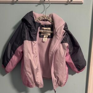 OshKosh B'gosh Pink and Gray Toddler Jacket